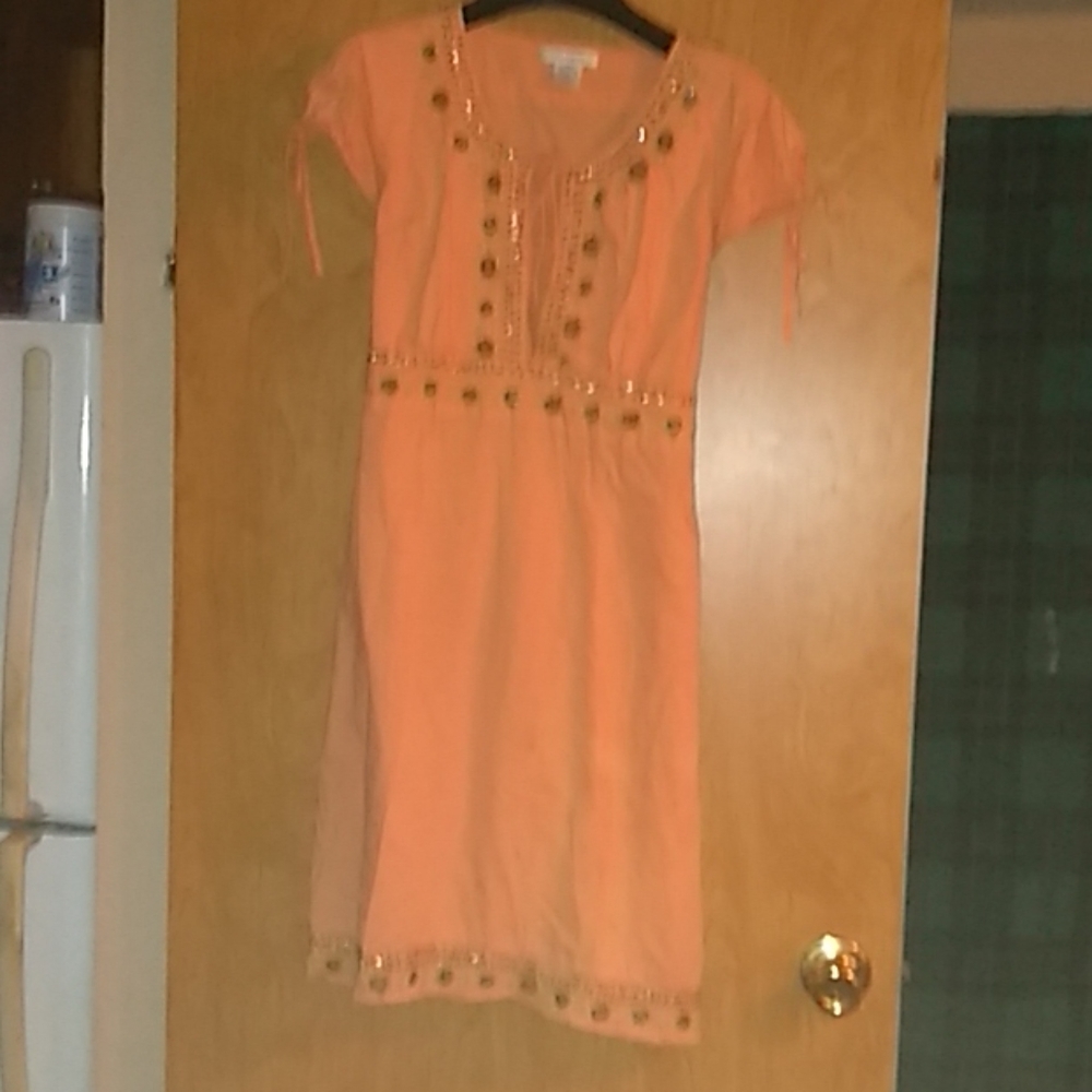 Flowers beaded dress